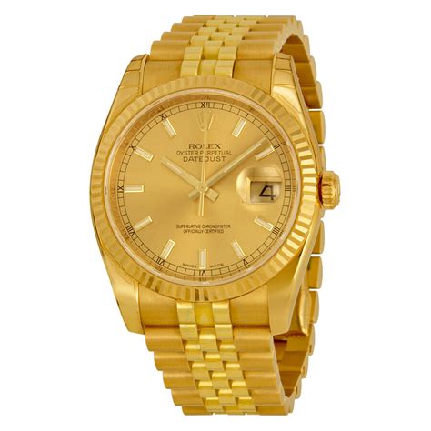 Rolex yellow gold watch price